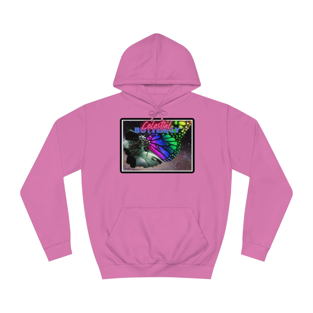 Celestial Butterfly Unisex College Hoodie