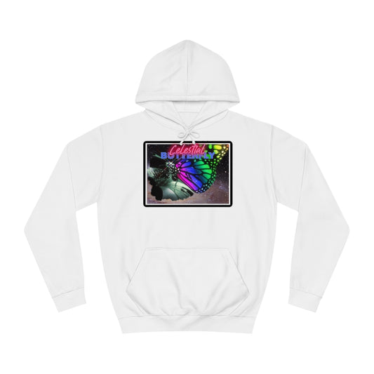 Celestial Butterfly Unisex College Hoodie