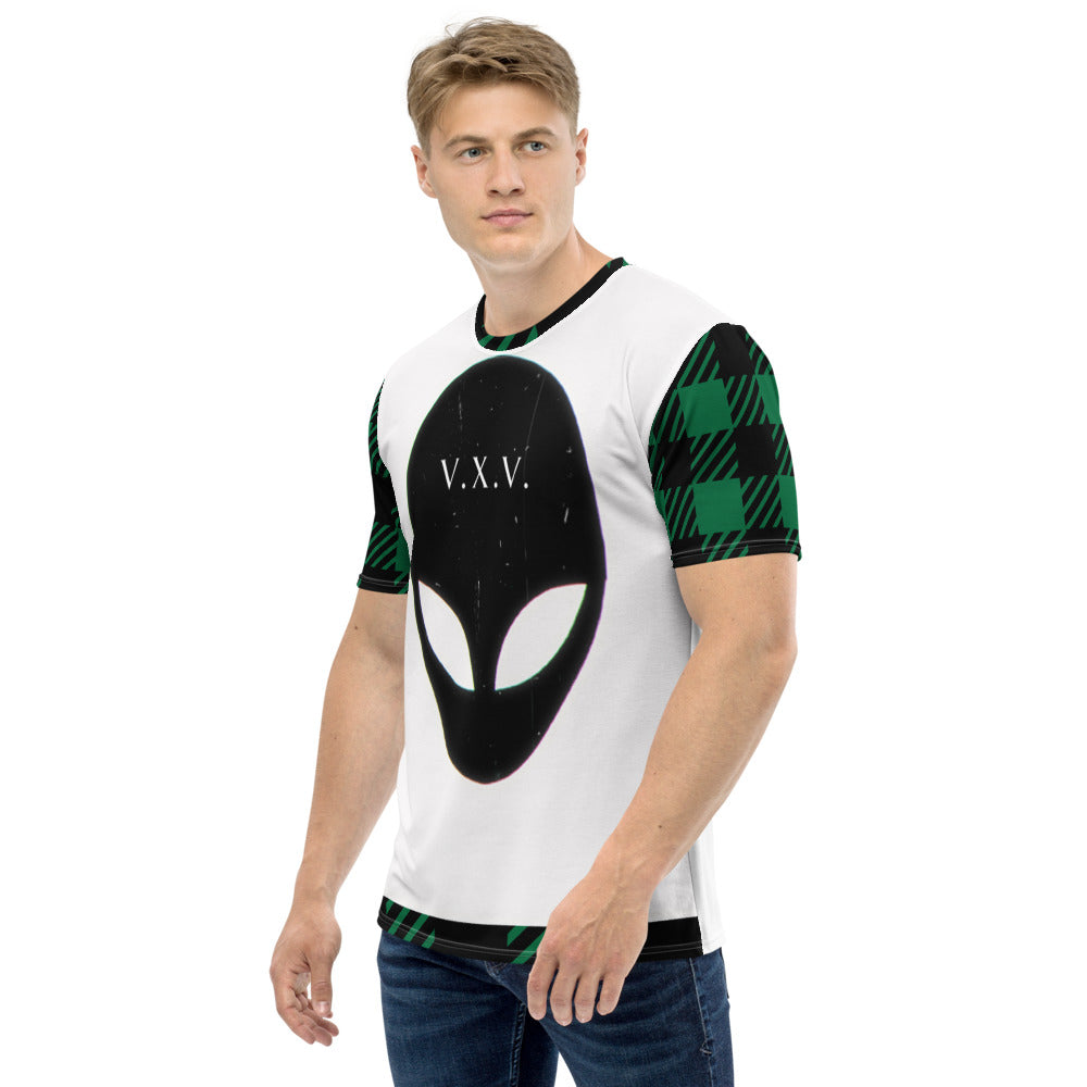 V.X.V. Green plaid Men's T-shirt