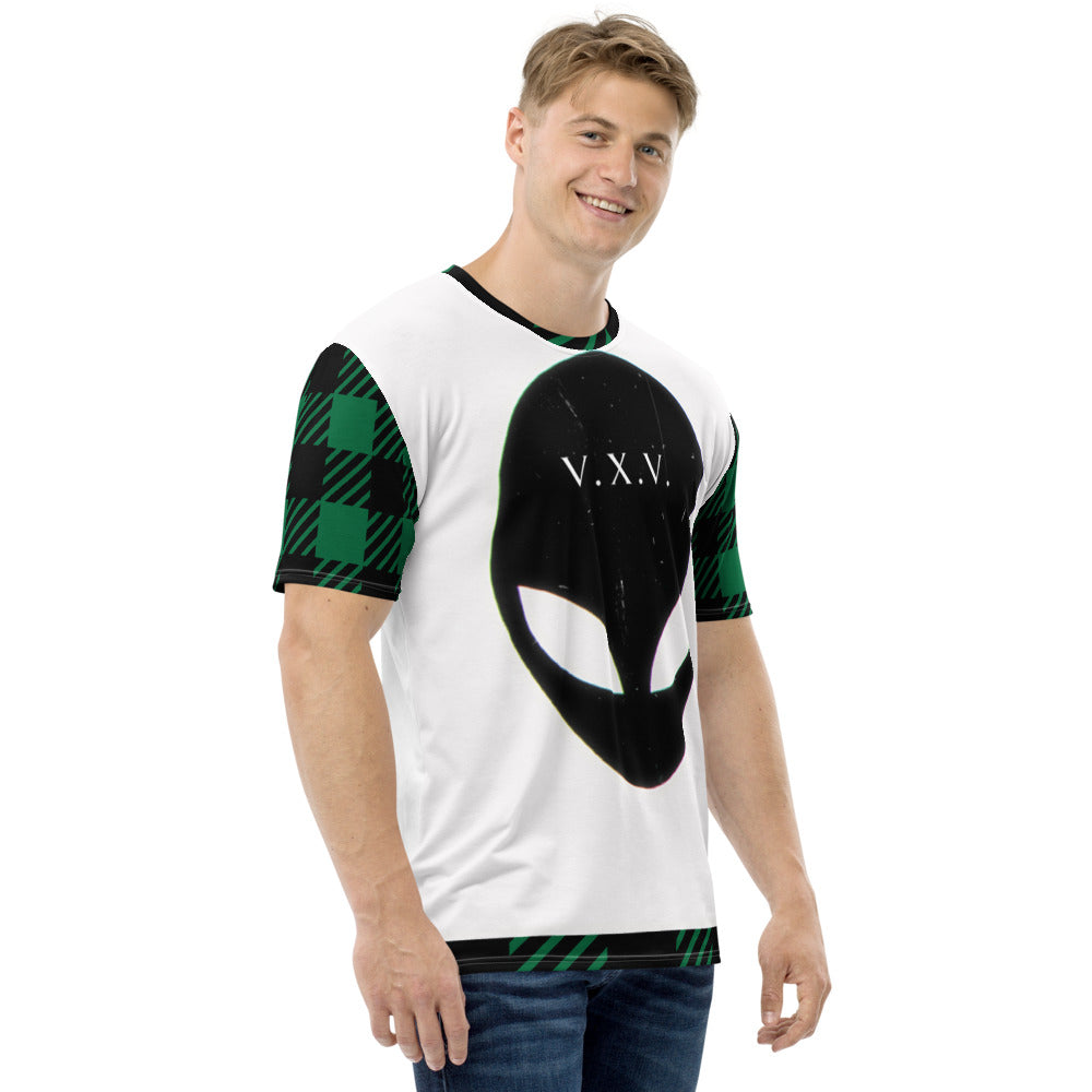 V.X.V. Green plaid Men's T-shirt