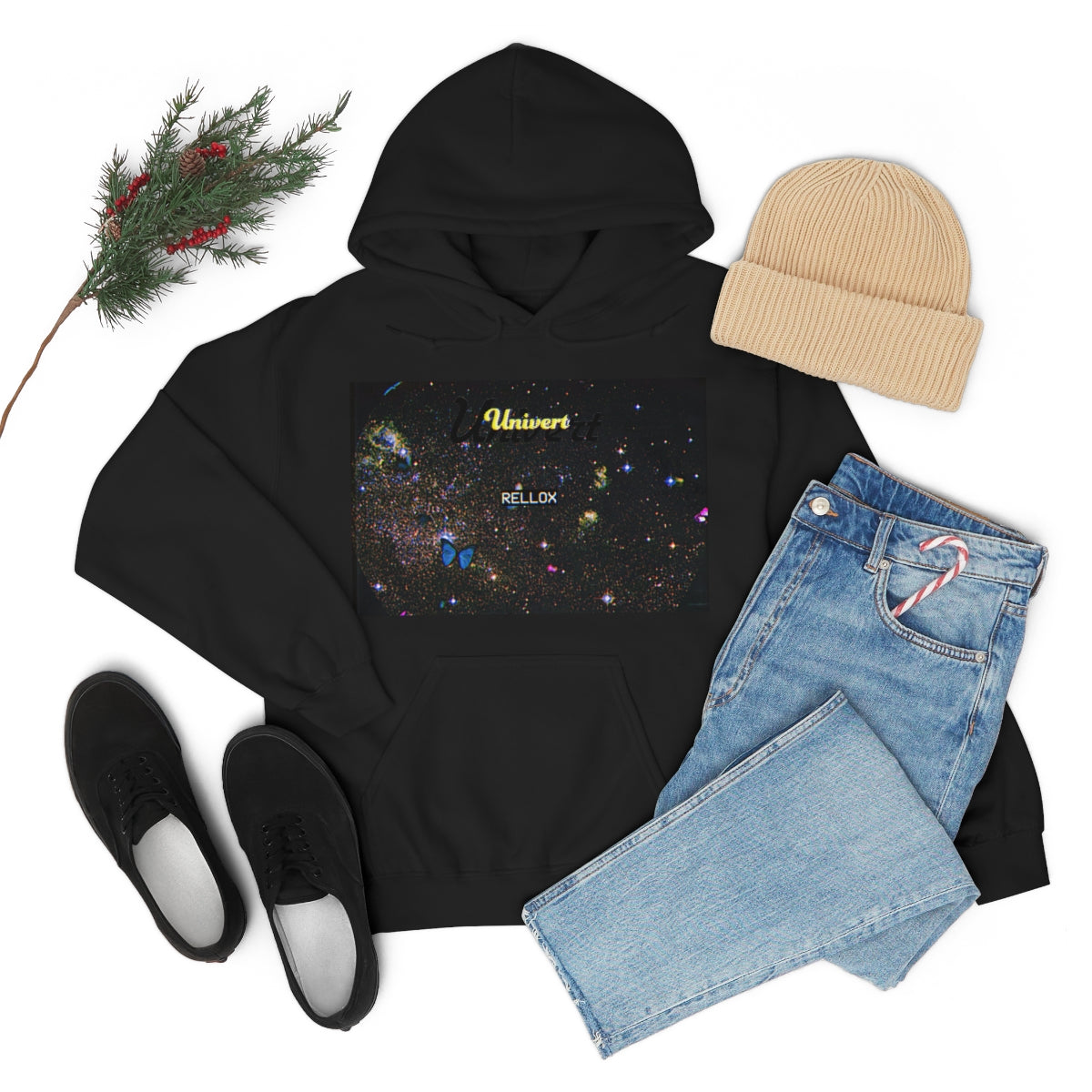 UniVert space man College Hoodie