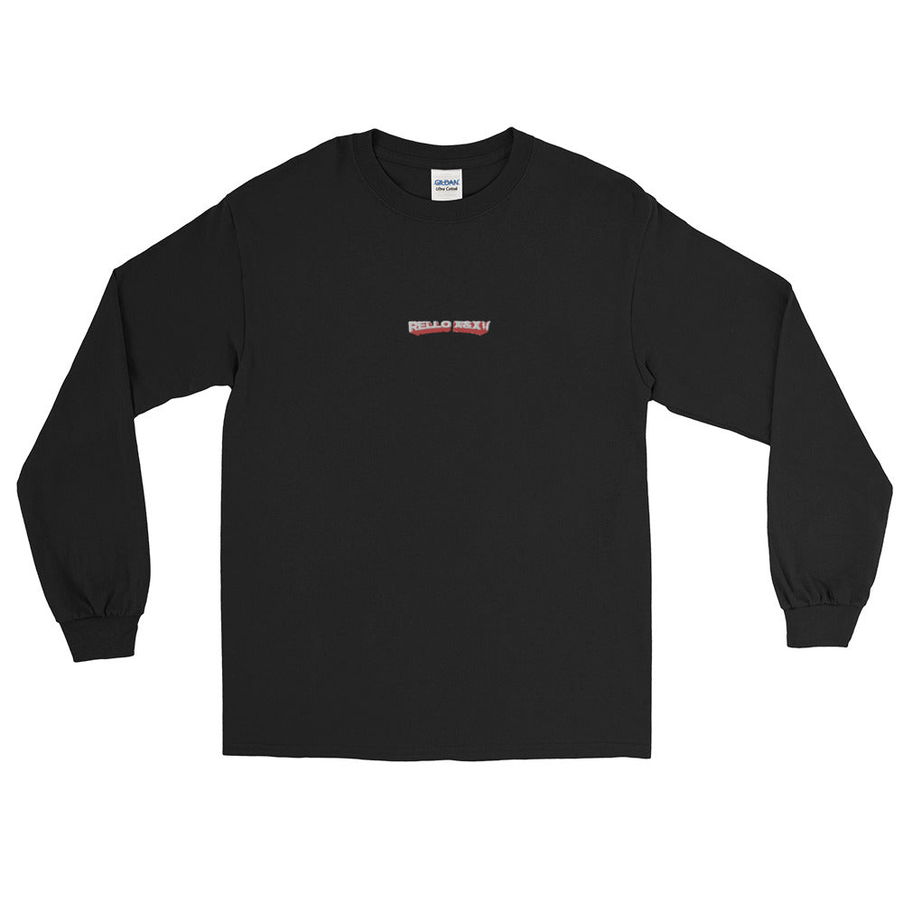 Rellos Embroider Black Long Sleeve Shirt