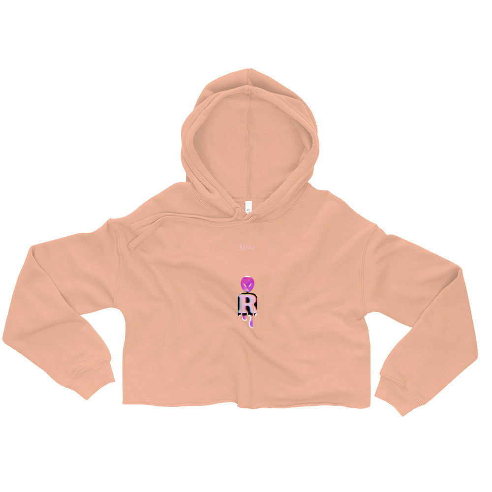 Rello X R alien Crop Hoodie